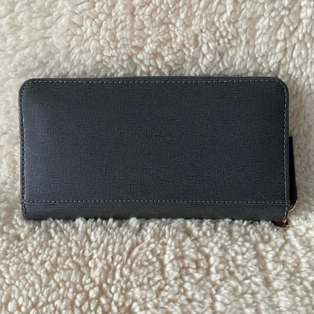 Dooney & Bourke Saffiano Large Zip Around Wristlet - Picture 3 of 4